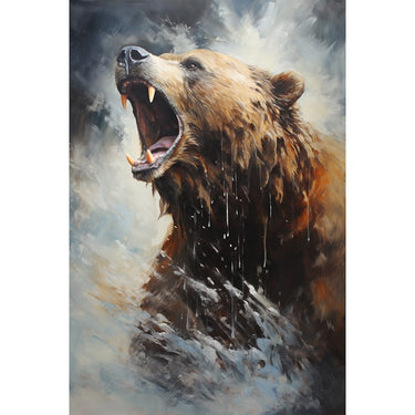 Grizzly Bear Canvas